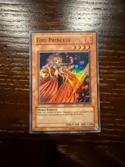 Yugioh Fire Princess LON-034 Super Rare LP - Image 1