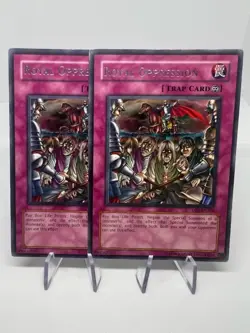 2x Royal Oppression Rare DB2-EN200 Dark Beginning 2 Unlimited MP - Image 1
