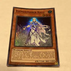 Elementsaber Nalu - Yugioh Flames of Destruction Unlimited - FLOD-EN021 - NM - Image 1