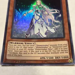 Elementsaber Nalu - Yugioh Flames of Destruction Unlimited - FLOD-EN021 - NM - Image 3