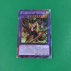 Fiendsmith's Desirae 1st Edition Platinum Secret Rare RA04-EN056 Yu-Gi-Oh! - Image 1