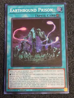 x1 Earthbound Prison - MZMI-EN034 - Super Rare - 1st Edition Yu-Gi-Oh! M/NM - Image 1