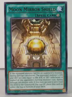Moon Mirror Shield - YUGIOH CROS EN027 - Rare - 1st ed - NM - A - Image 1