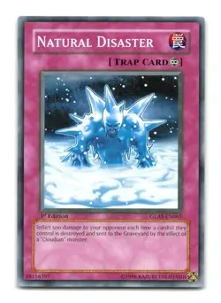Natural Disaster - GLAS-EN065 1st Edition - YuGiOh-LP - Image 1
