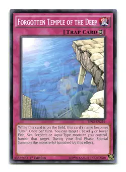 Forgotten Temple of the Deep - BP03-EN216 1st Edition - YuGiOh-LP - Image 1