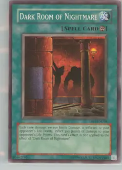 Yu-Gi-Oh Dark Revelation Volume 1 Dark Room of Nightmare #DR1-EN030 NM or Better - Image 1