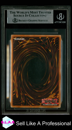 GAIA THE FIERCE KNIGHT UR 2002 YUGIOH LEG/BLUE EYES WHITE DRAGON 1ST ED DE BGS 9 - Image 2