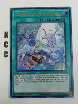 Yu-Gi-Oh! 1st Edition Bach-EN060 Floowandereeze and the Advent of Adventure - Image 1