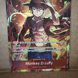 2022-One Piece Card Game: Promos English Monkey D Luffy #ST10-006 (A2) - Image 3