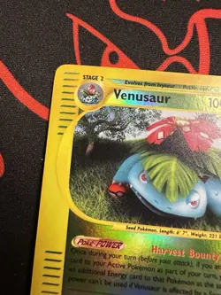 Pokemon TCG Venusaur Expedition Base Set, Reverse Holo Rare Card 30/165 - Image 2