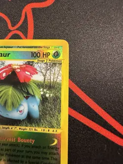 Pokemon TCG Venusaur Expedition Base Set, Reverse Holo Rare Card 30/165 - Image 3
