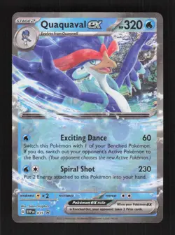 Quaquaval ex SV: Scarlet & Violet Promo Cards Holo #035 Pokemon - Image 1