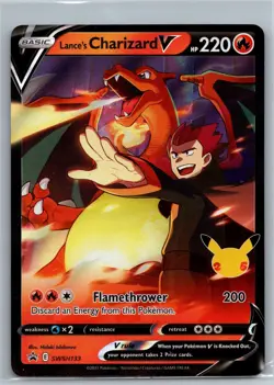 Pokemon TCG Lance's Charizard V - SWSH133 - SWSH: Sword & Shield Promo Cards - Image 1