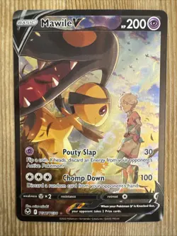 Mawile V - TG17/TG30 - Pokemon Silver Tempest Trainer Gallery Holo Card NM - Image 1