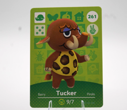 Tucker | #261 | Animal Crossing Amiibo Card | NA Ver | Authentic | Great Cond - Image 1
