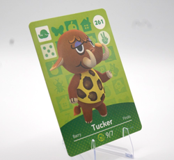 Tucker | #261 | Animal Crossing Amiibo Card | NA Ver | Authentic | Great Cond - Image 3