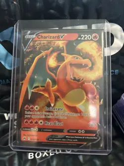 Pokemon TCG Charizard V Crown Zenith Holo Ultra Rare Card 018/159 - Image 1