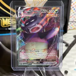 Pokemon Cards Galarian Slowking VMAX 100/198 Ultra Rare NM Chilling Reign - Image 1