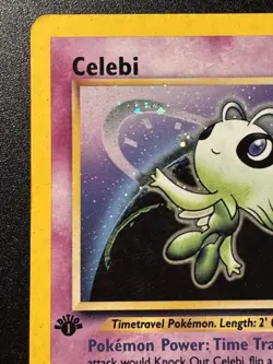 1st Edition Celebi 3/64 Neo Revelation Pokemon Card Holo Foil Rare HP - Image 3