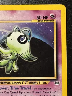 1st Edition Celebi 3/64 Neo Revelation Pokemon Card Holo Foil Rare HP - Image 4