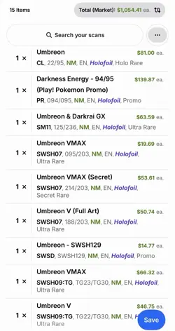 Pokemon Card lot Umbreon Pokemon Cards TCG Vintage - Image 5