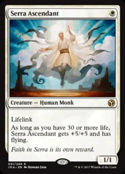 MTG English Serra Ascendant NM Foil Iconic Masters - Image 1