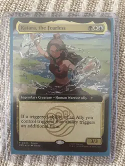 2025 GC Katara, the Fearless Avatar MTG Magic The Gathering Promo Card IN HAND - Image 1