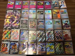 Pokemon Tcg Mixed Card Lot Of 40, Full Art, IR, Ex, And More. - Image 1