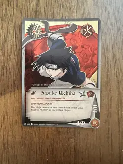 Sasuke And Cloud Council Super Rare Cards Naruto CCG - Image 2