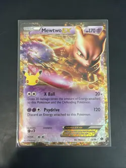 Mewtwo EX 54/99 Celebrations Classic Collection Pokemon Card TCG Holo NM - Image 1