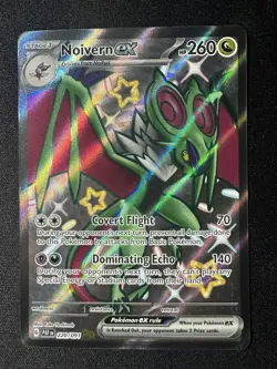 Pokemon Noivern EX TCG SV Paldean Fates Holo Shiny Ultra Rare Card 220/091 - Image 1