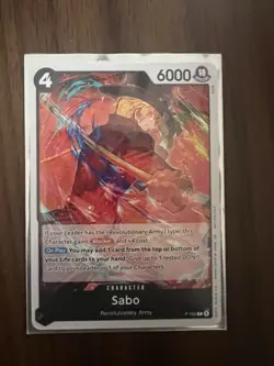 Sabo P-105 Promo | One Piece Card Game | English | NM | New - Image 1