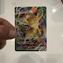 Leafeon VMAX-008/203 SWSH07: Evolving Skies Pokemon Card Grass Type - Image 2