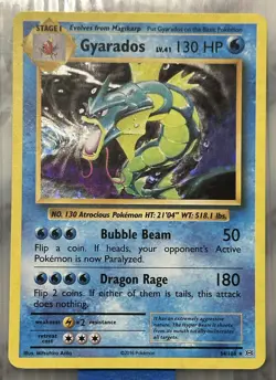 Pokemon TCG Gyarados Holo Rare Card 34/108 Evolutions XY Near Mint - Image 1