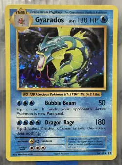Pokemon TCG Gyarados Holo Rare Card 34/108 Evolutions XY Near Mint - Image 2
