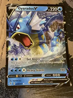 Gyarados V 028/203 Evolving Skies Ultra Rare Holo Pokemon Card TCG Near Mint - Image 1
