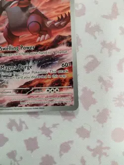 2023 Pokemon TCG Sv04: Paradox Rift Groudon Holo Illustration Card 199/182 - Image 5