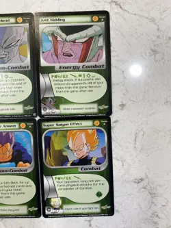 Preview Lot (6) Dragon Ball Z Cards Super Saiyan Effect - Trunks Vegeta Android+ - Image 4
