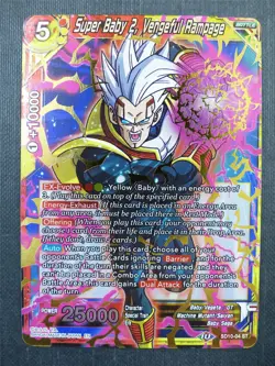 Super Baby 2 Vengeful Rampage SD10 alt Foil - Dragon Ball Super Card #40B - Image 1
