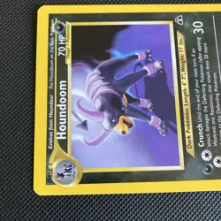 Houndoom Neo Discovery Pokemon Card 23/75 Unlimited Edition non holo rare - Image 5