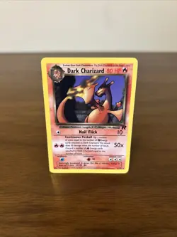 Pokemon Dark Charizard 21/82 Non-Holo Card Team Rockets Series - Image 1