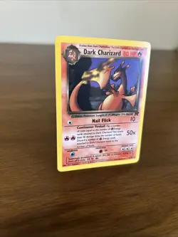 Pokemon Dark Charizard 21/82 Non-Holo Card Team Rockets Series - Image 2