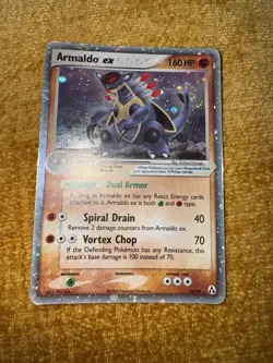 Pokemon TCG Armaldo EX Holo Ultra Rare Card 84/92 Legend Maker Set - Image 1