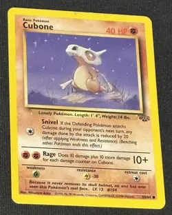 CUBONE - 50/64 - Jungle - Pokemon Card x2 (Lot of 2) - Image 1
