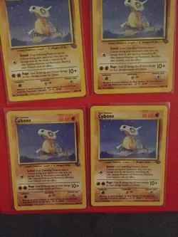 5x Cubone - 50/64 Jungle Set - Common Pokemon Card - Vintage WotC - - Image 2