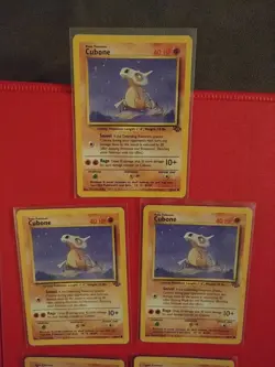 5x Cubone - 50/64 Jungle Set - Common Pokemon Card - Vintage WotC - - Image 3
