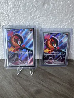 Two Pokemon Phantasmal Flames Etb Promo Cards. Charcadet Full Art !! You Get 2 - Image 1