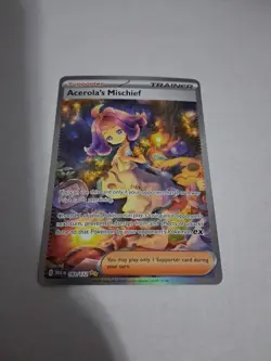 Acerola's Mischief 183/132 Special Illustration Rare Pokemon Card TCG - Image 1