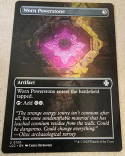 Worn Powerstone - #120 Regular (Borderless) - Lost Caverns of Ixalan - Mtg - Image 1