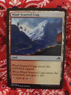 Wind-Scarred Crag (282/572) Kamigawa Neon Dynasty NM - Image 1